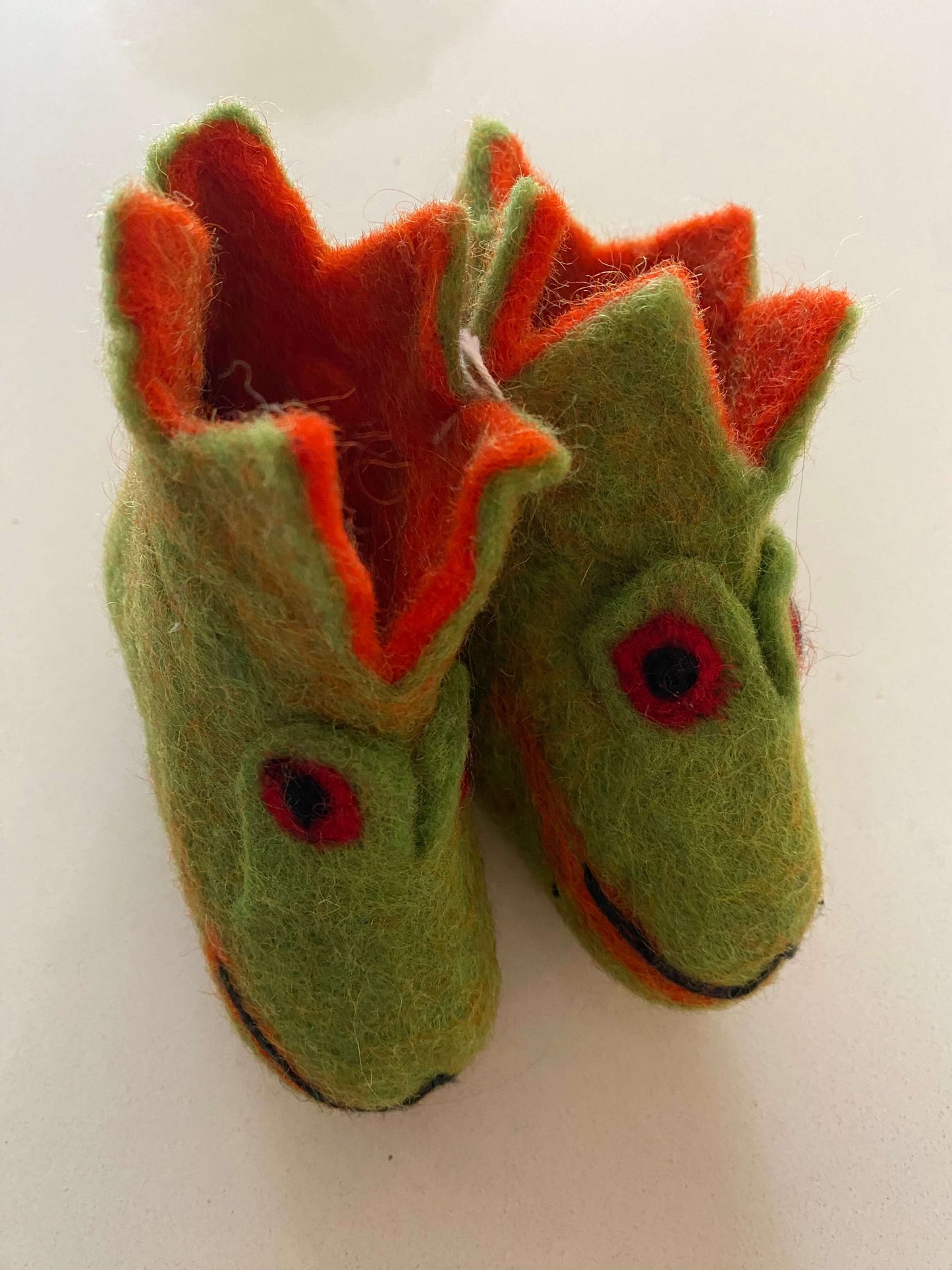 Dragon/lizard slippers, Shoes 2 (Baby: 0-12 mth)