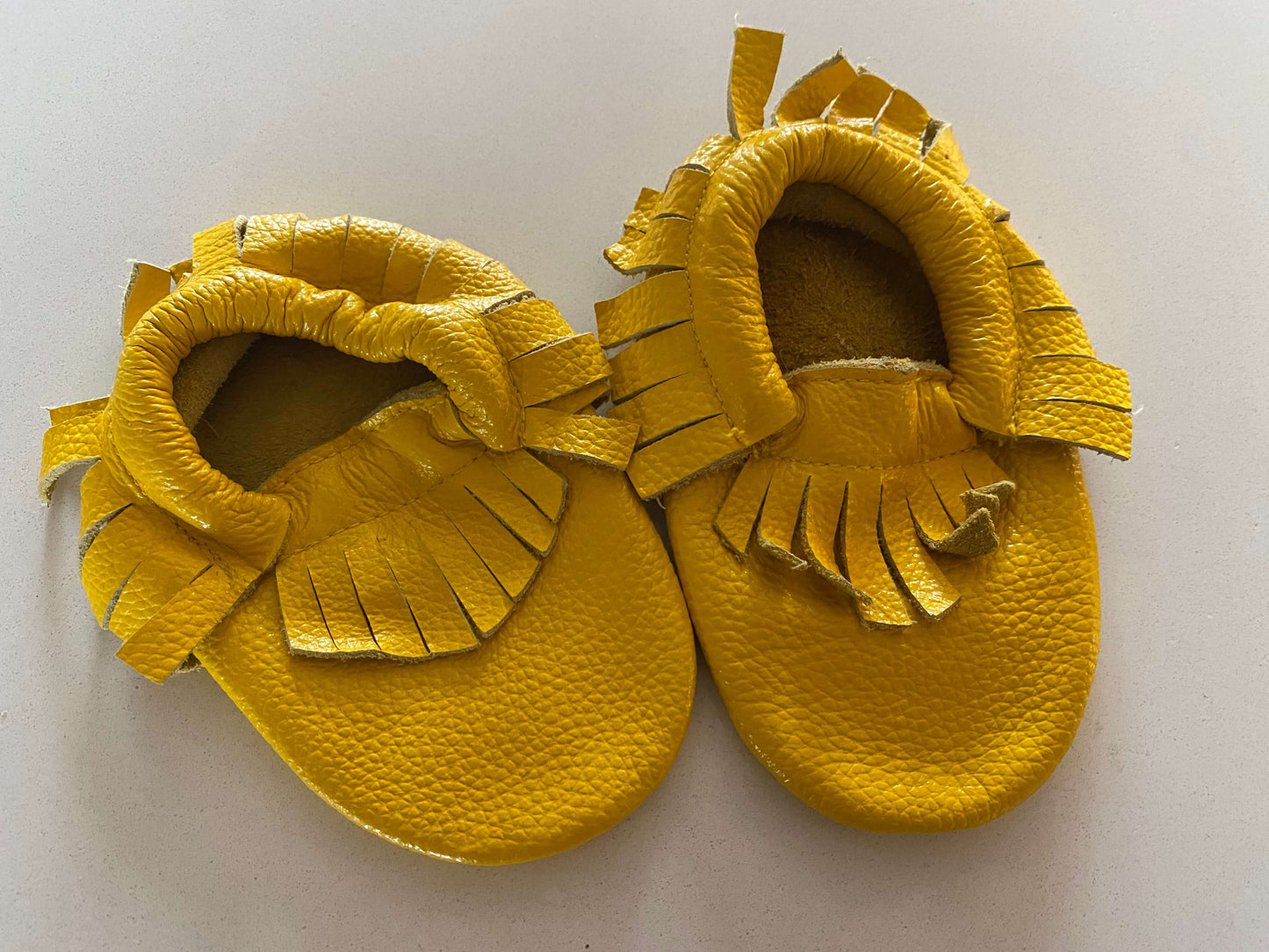 Leather moccasins, Shoes 4 (Baby: 0-12 mth)