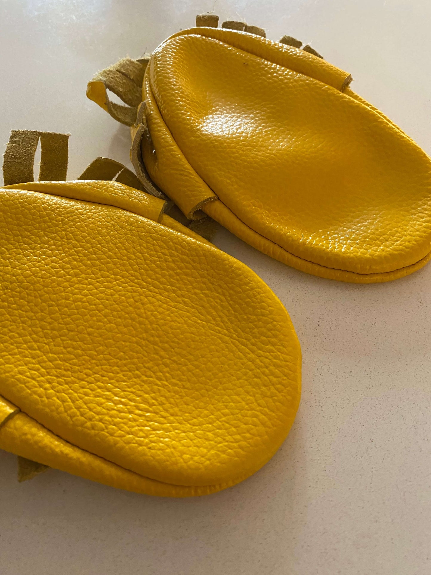 Leather moccasins, Shoes 4 (Baby: 0-12 mth)