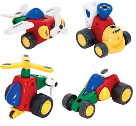 Tomy Constructable Vehicles & Push and Go Dump truck