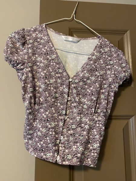 Urban Kids purple dressier top. Size L, Kids 12 & 14 (large)