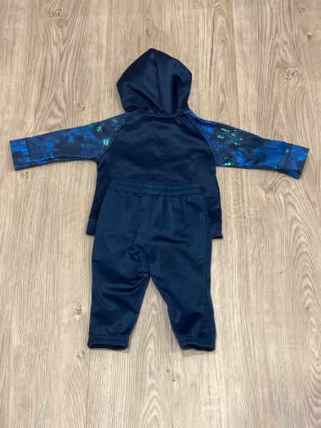 EUC, Navy Blue Under Armour Tracksuit, size 6/9 mos, Kids 9 Month (6-9M)