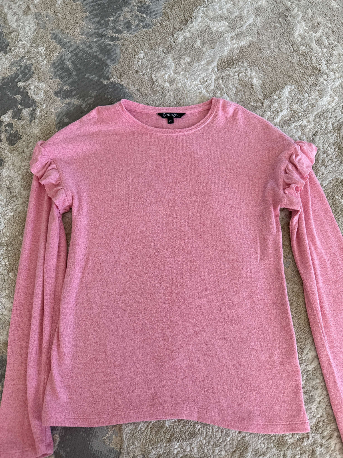 George size L pink soft light sweater, Kids 14