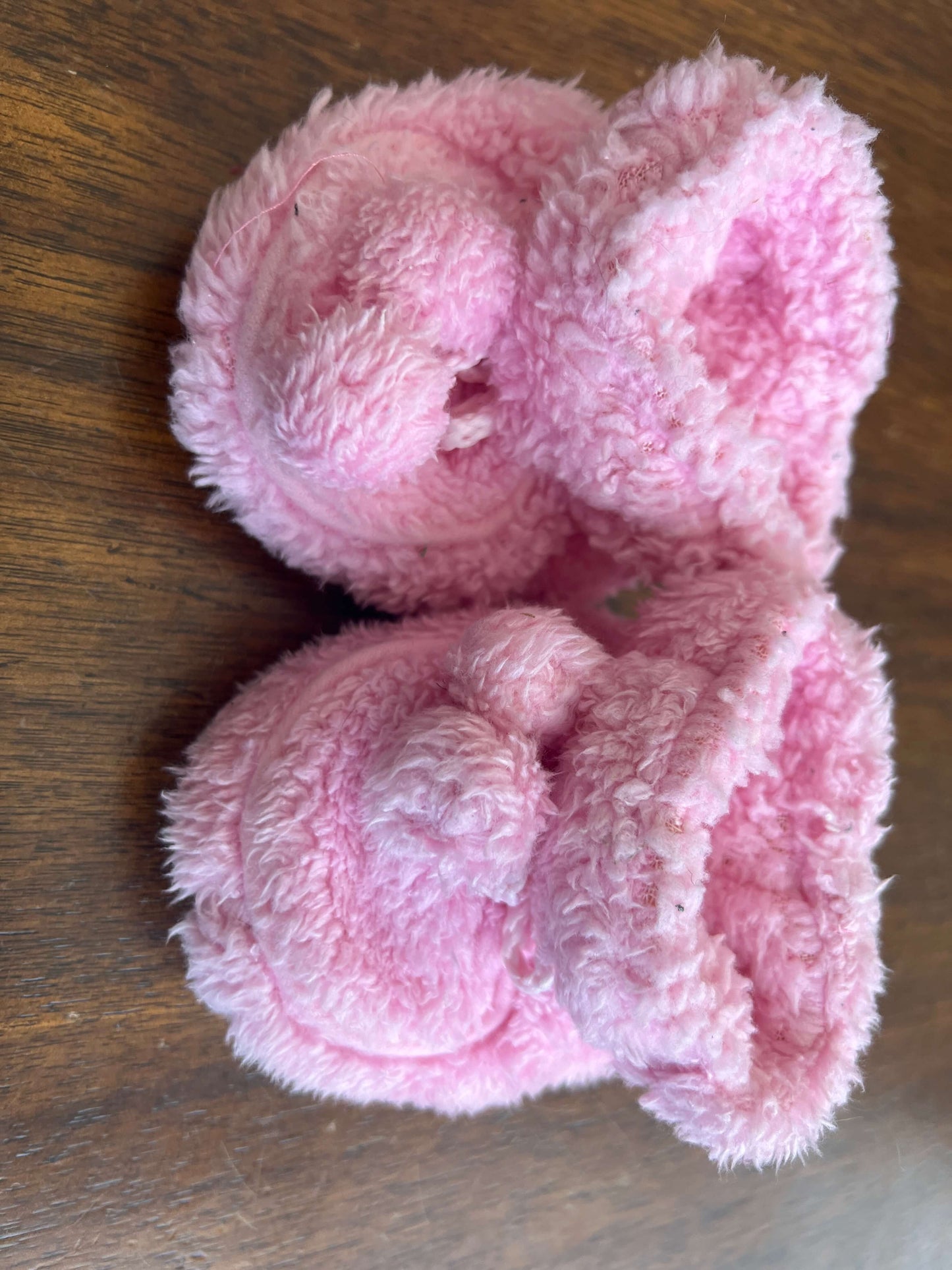Pink baby booties, Shoes 1 (Baby: 0-12 mth)