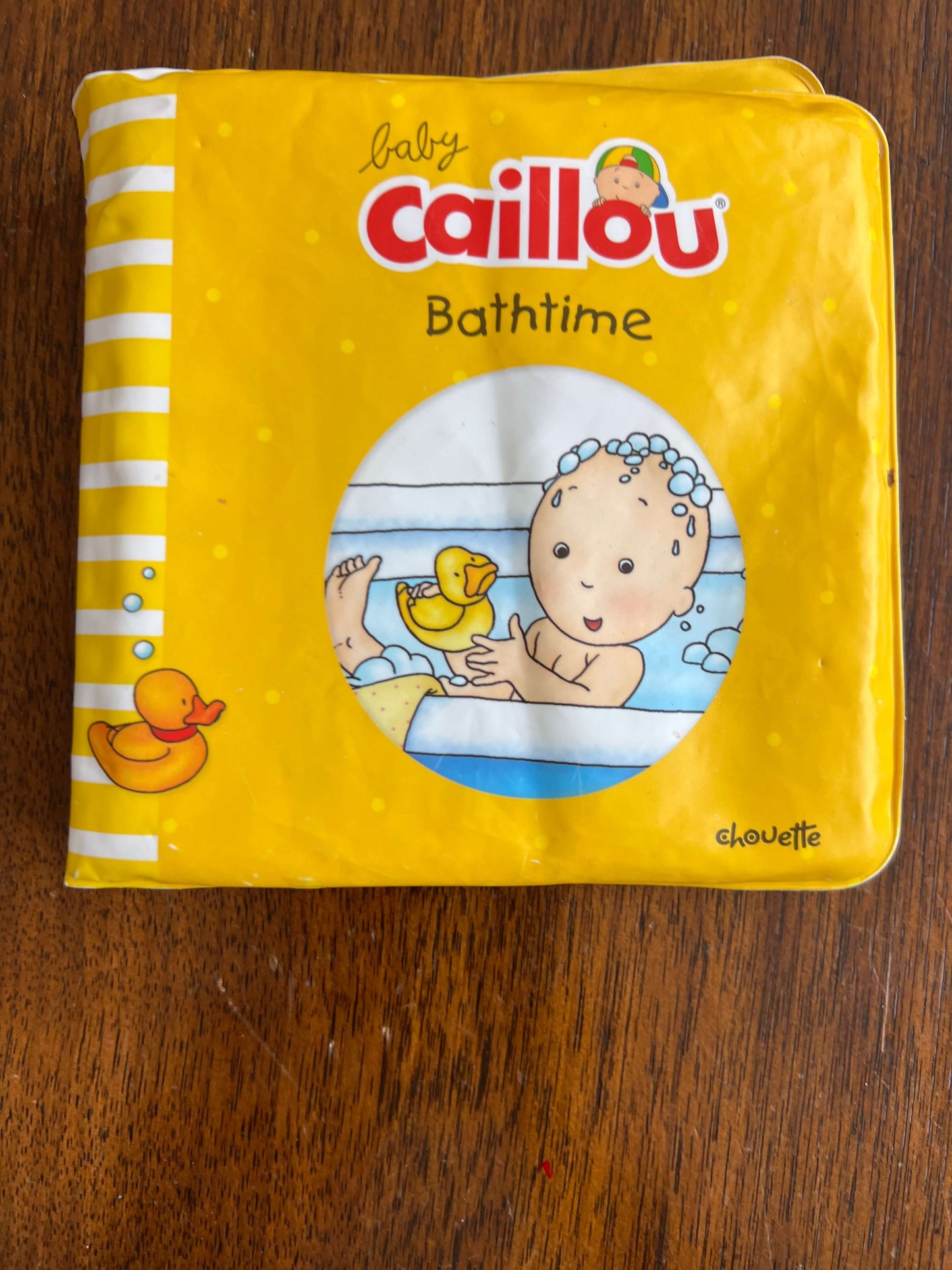 Baby Caillou bath time waterproof book