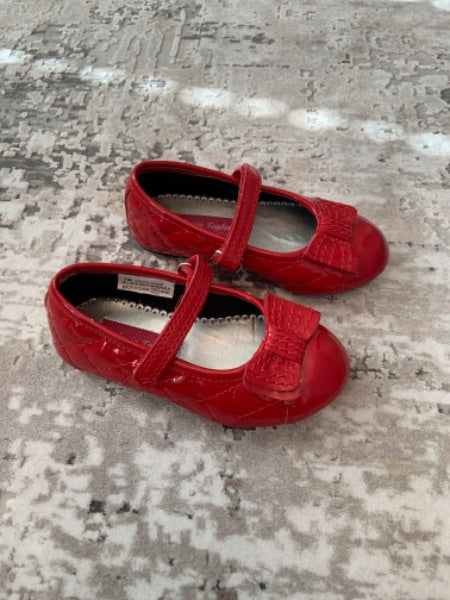 Melanie Taylor size 7 red patent ballet flat, Shoes 7 (Walkers:12-24 mth)