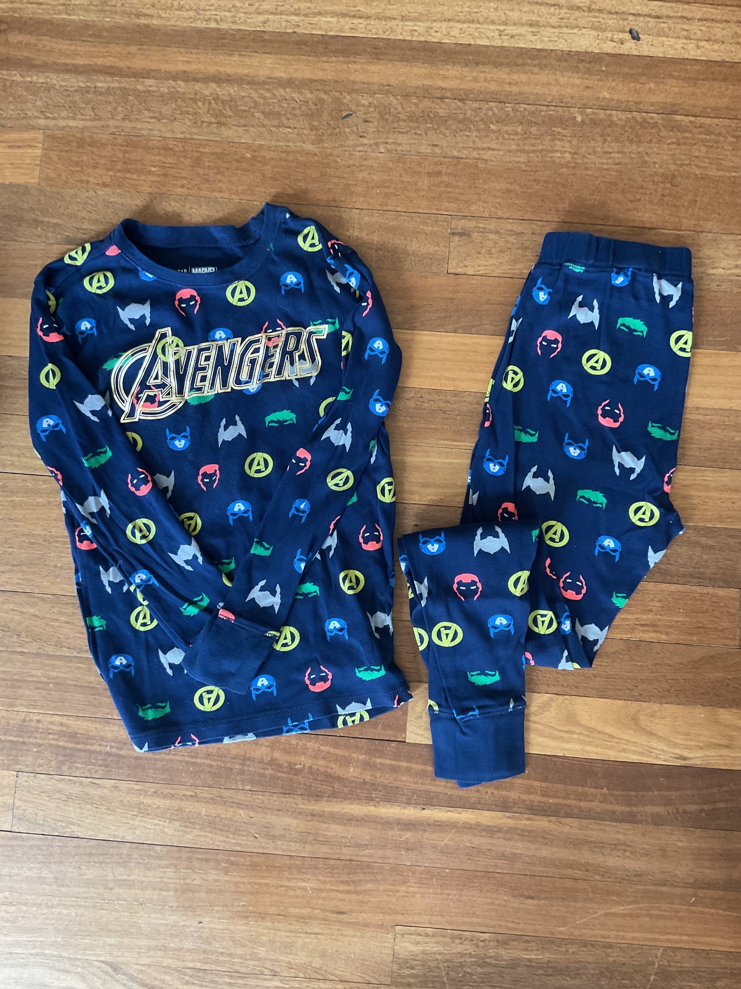Avengers pjs, Kids 12 & 14 (large)