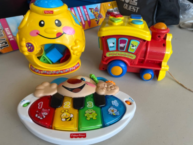 Bundle of 3 fisher price learning toys