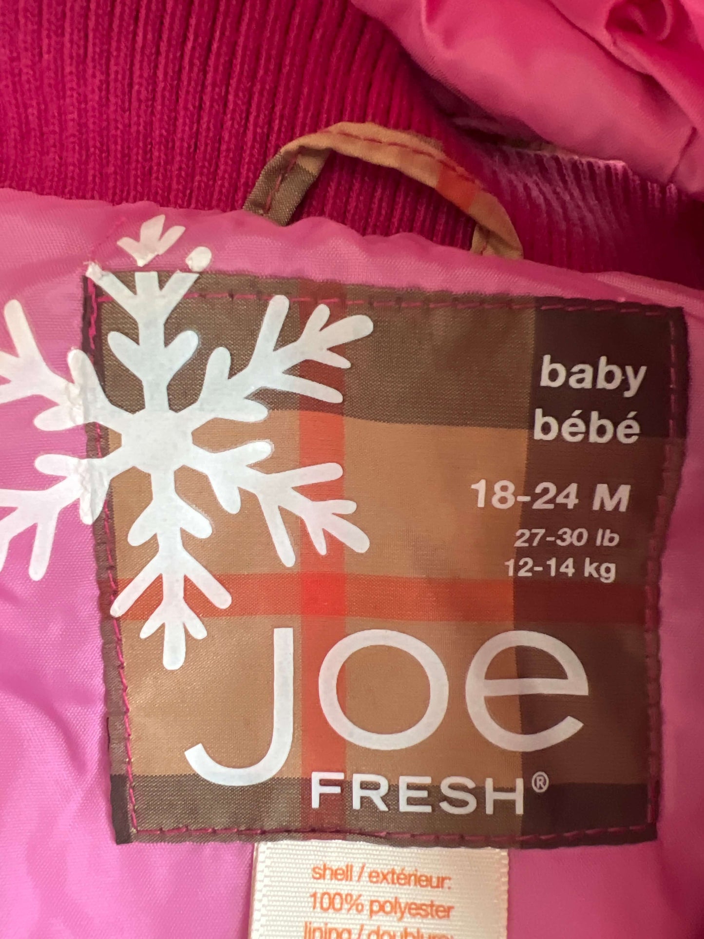Joe Fresh Outdoor plaid vest 18-24 months, Kids 24 Month (18-24M)