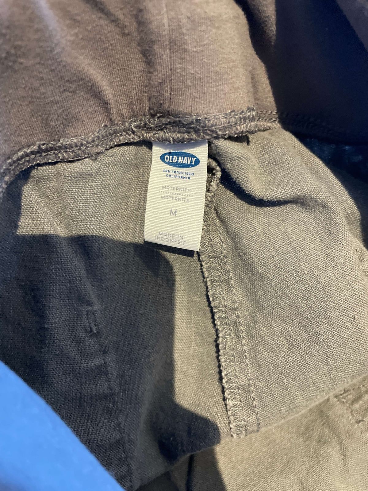 Linen maternity pants size medium , Maternity M (8-10)