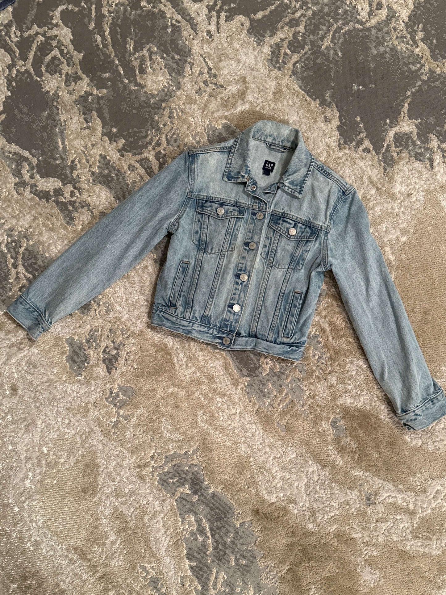 Gap denim Size XL light blue jeans jacket, Kids 16 to 20 (extra large)