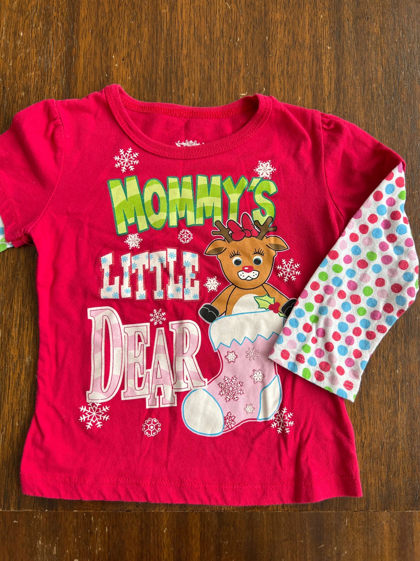 3T long sleeve Christmas shirt, Kids 3T