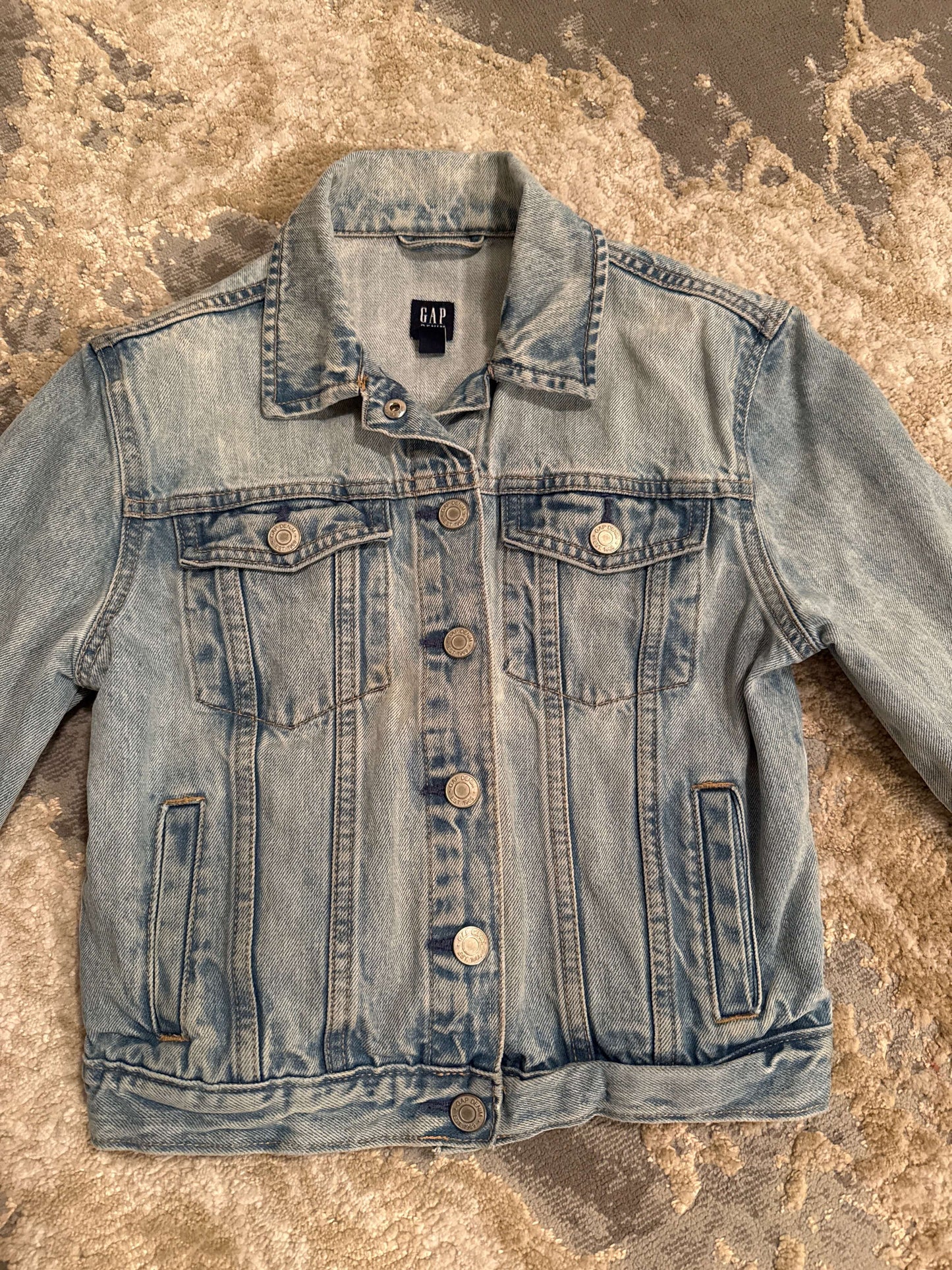 Gap denim Size XL light blue jeans jacket, Kids 16 to 20 (extra large)
