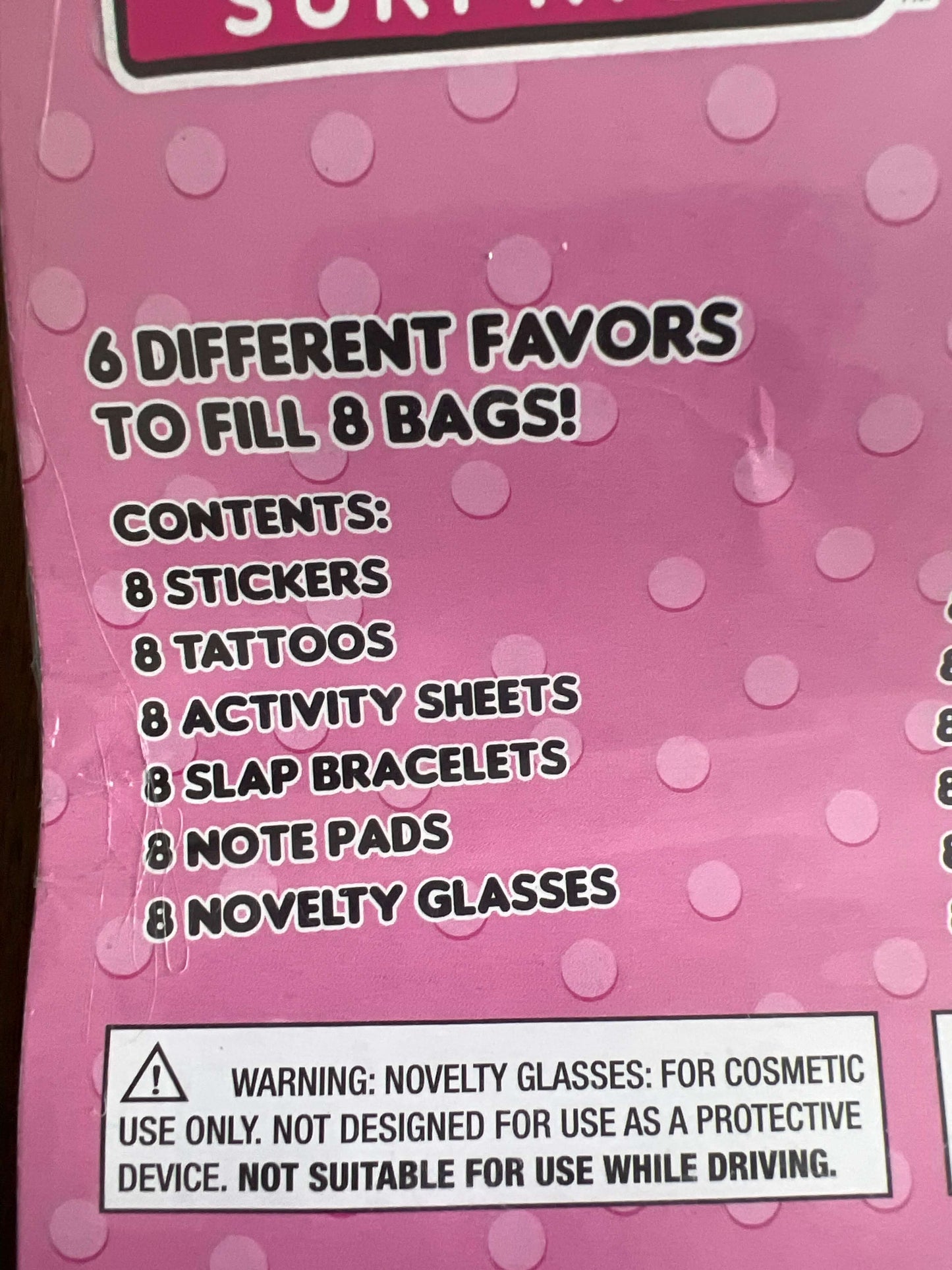 New and unopened 48 pack lol party supplies