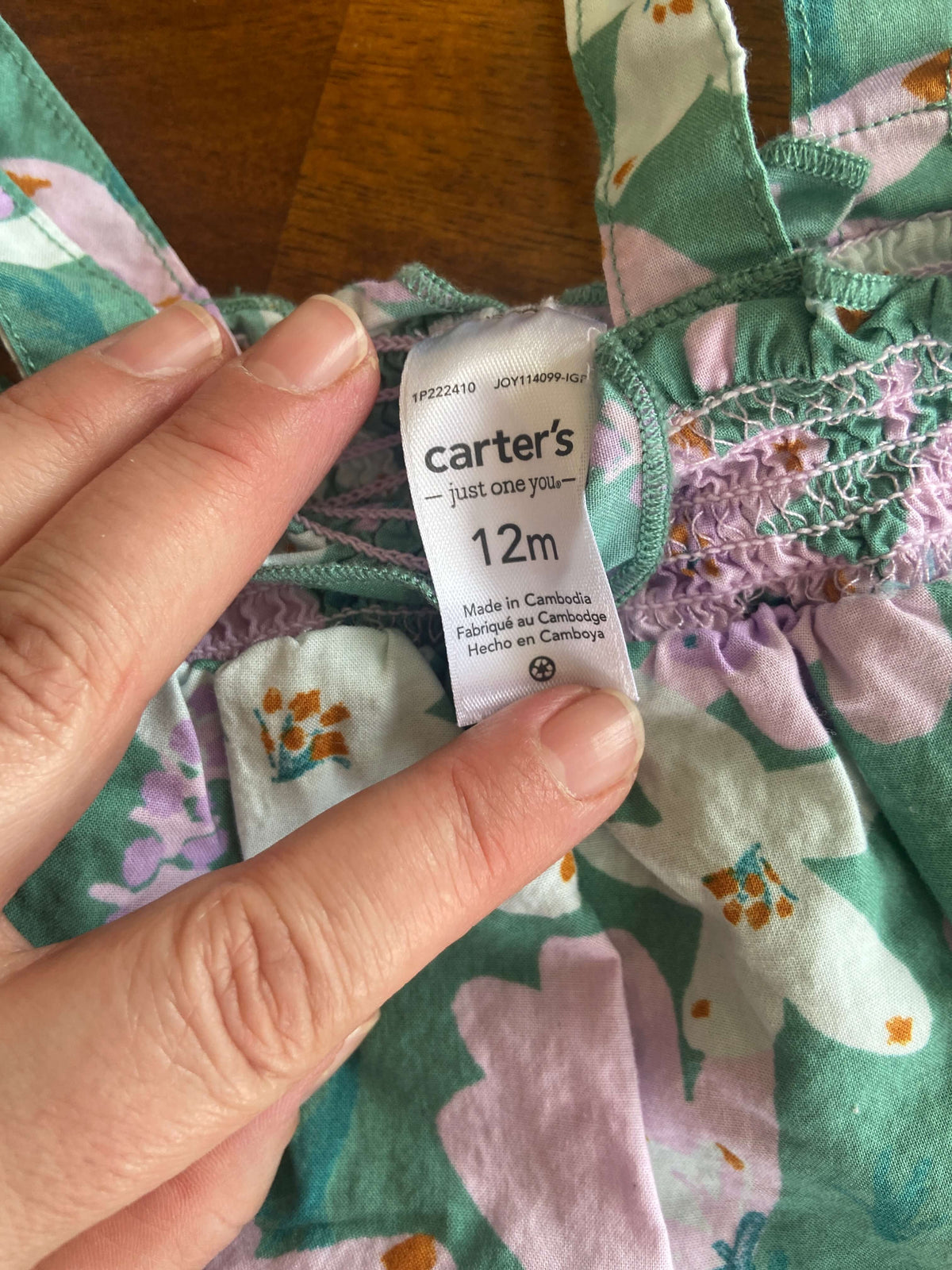 Carter’s top/dress 12 months , Kids 12 Month (9-12M)