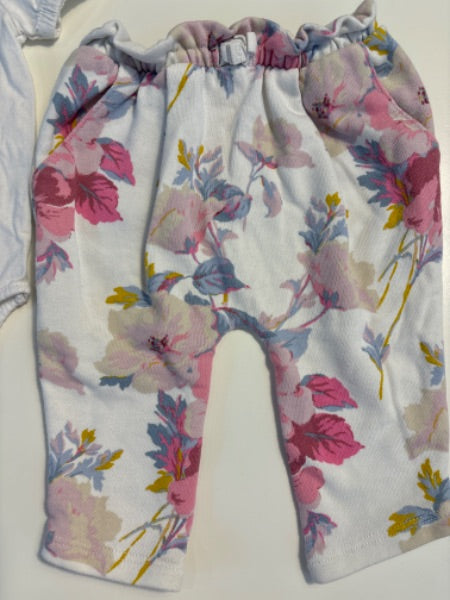 3-6m floral pants outfit, Kids 6 Month (3-6M)