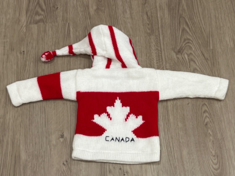 EUC, Canada Sweater Hoodie, size 9-12mos, Kids 12 Month (9-12M)