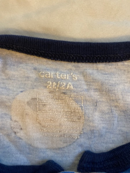 Milk and Cookies Carters 2T short romper jammies , Kids 2T