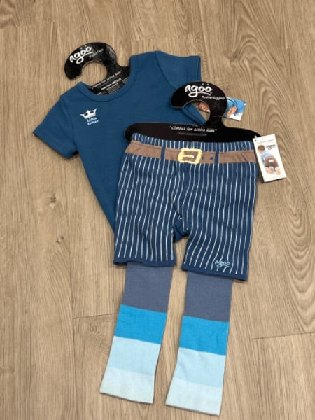 NWT Little Prince Tushie Top/Huggers Set, size 24-36 mos, Kids 24 Month (18-24M)