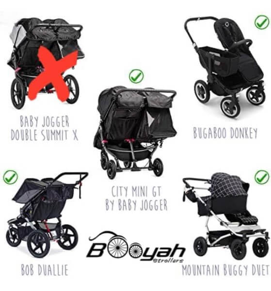 Booyah Double Stroller Console