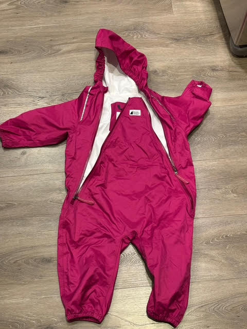 MEC pink rainsuit, Kids 24 Month (18-24M)