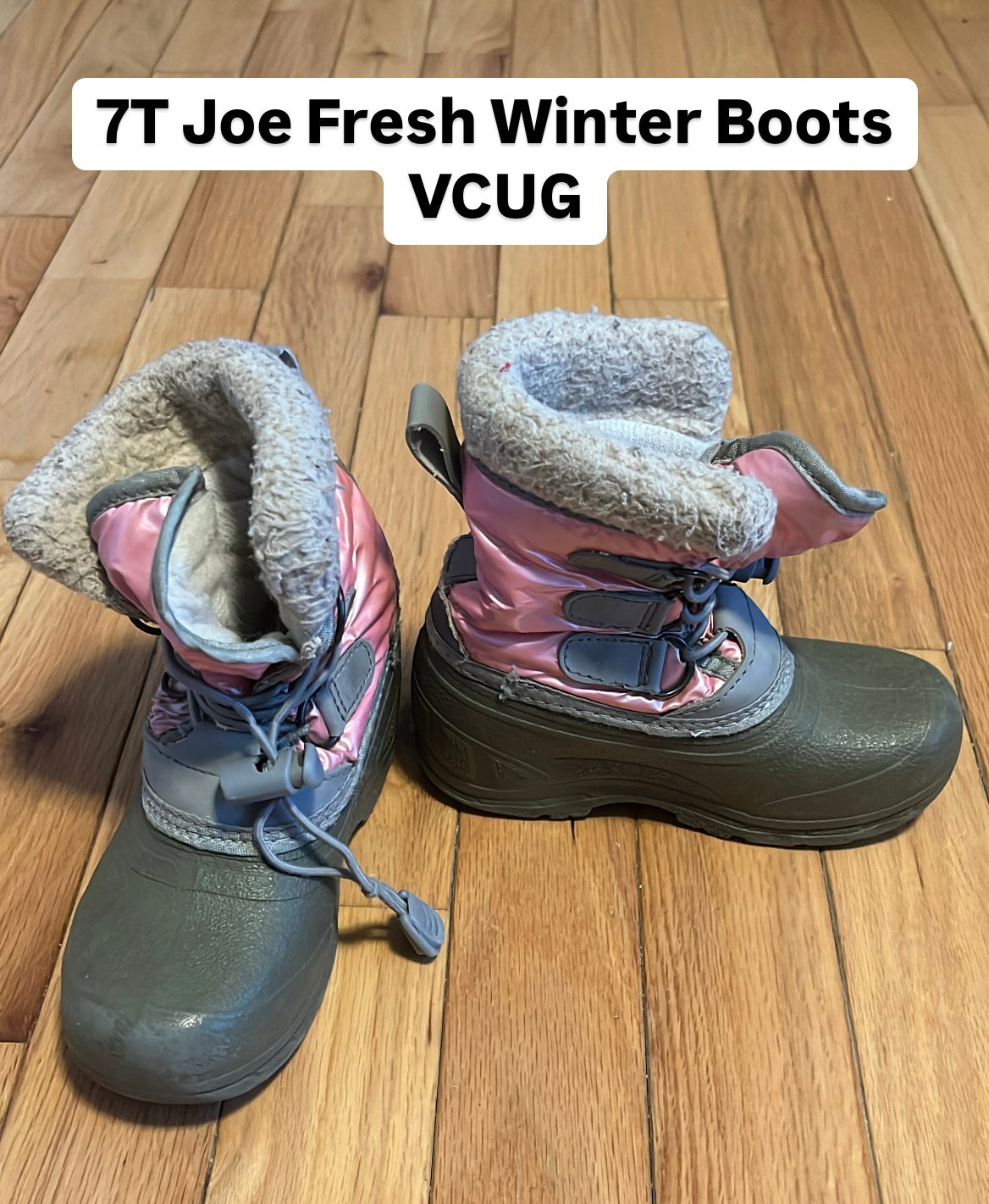 7T Joe Fresh Winter Boots, Shoes 7.5 (Toddler:2-4yr)