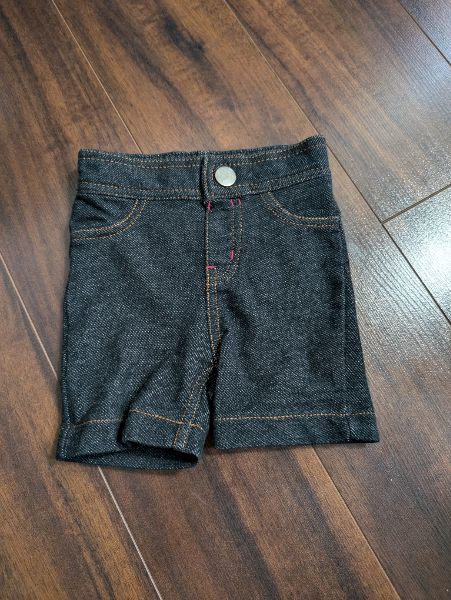 Jean jegging shorts 12m, Kids 12 Month (9-12M)