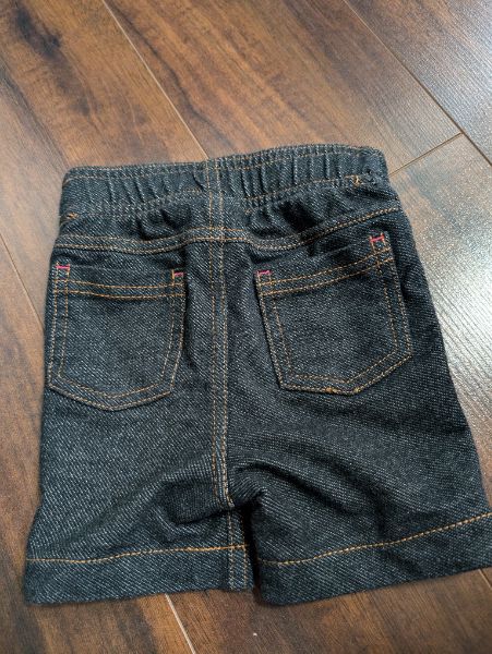 Jean jegging shorts 12m, Kids 12 Month (9-12M)