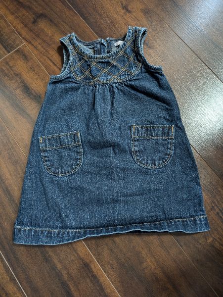 Blue jean dress 18-24m, Kids 24 Month (18-24M)