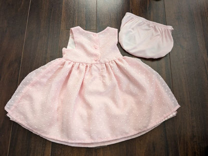 Pink party dress 9m, Kids 12 Month (9-12M)