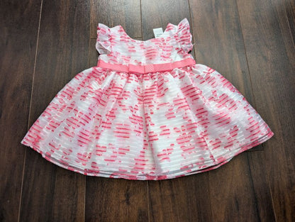 Pink heart party dress 12m, Kids 12 Month (9-12M)