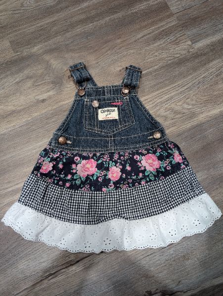 Overall jumper dress. 9m, Kids 9 Month (6-9M)