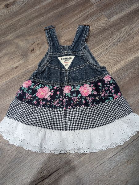 Overall jumper dress. 9m, Kids 9 Month (6-9M)