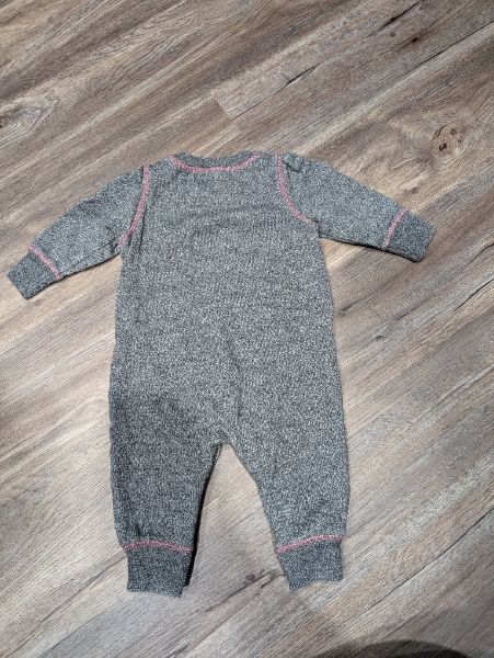 Grey romper 6-12m, Kids 12 Month (9-12M)