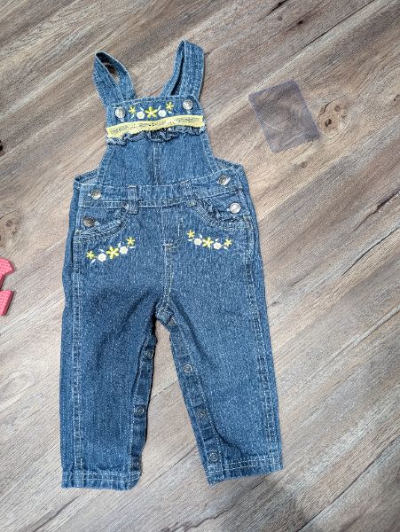 Blue jean overalls , Kids 12 Month (9-12M)