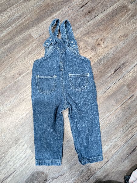 Blue jean overalls , Kids 12 Month (9-12M)