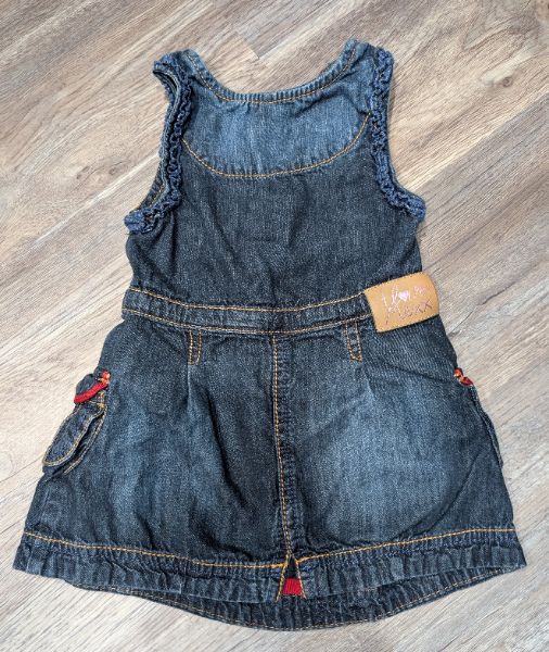 Blue jean dress 12-18m, Kids 18 Month (12-18M)