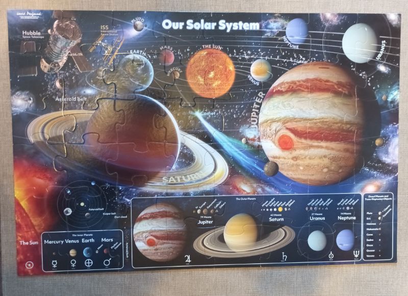 Cobble Hill Floor Puzzle - Our Solar System - 48pcs