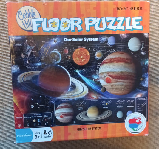 Cobble Hill Floor Puzzle - Our Solar System - 48pcs