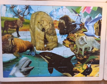 Melissa and Doug Wooden Puzzle Lot - 48pcs
