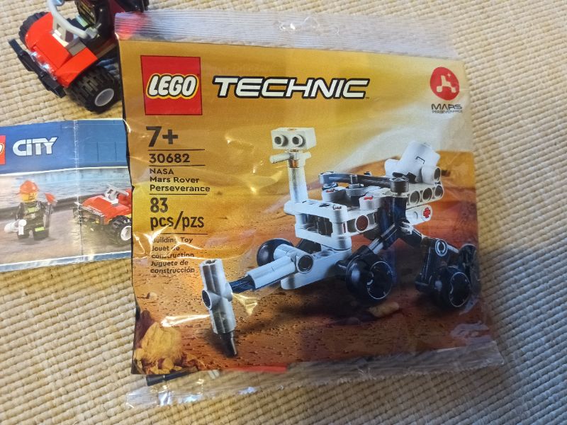 Lego City and Technic Polybags - NASA Mars Rover & Fire ATV