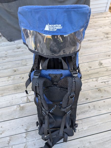 MEC happy trails child carrier hiking backpack