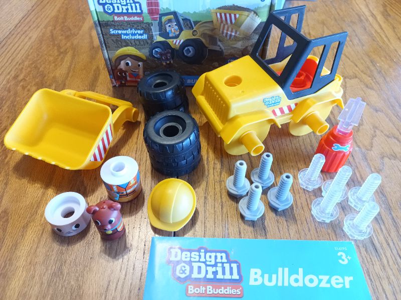 Design & Drill Bolt Buddies Bulldozer