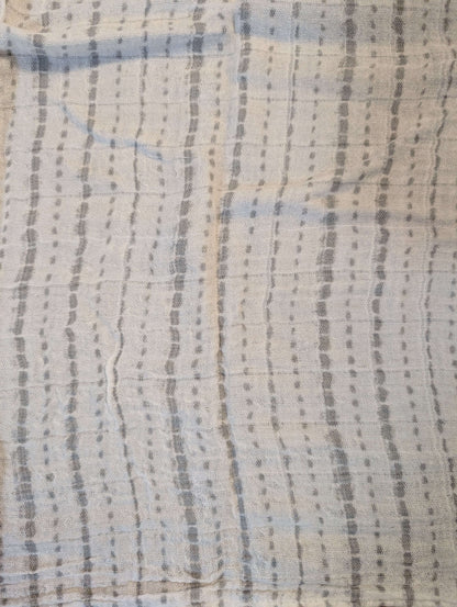 2 muslin blankets