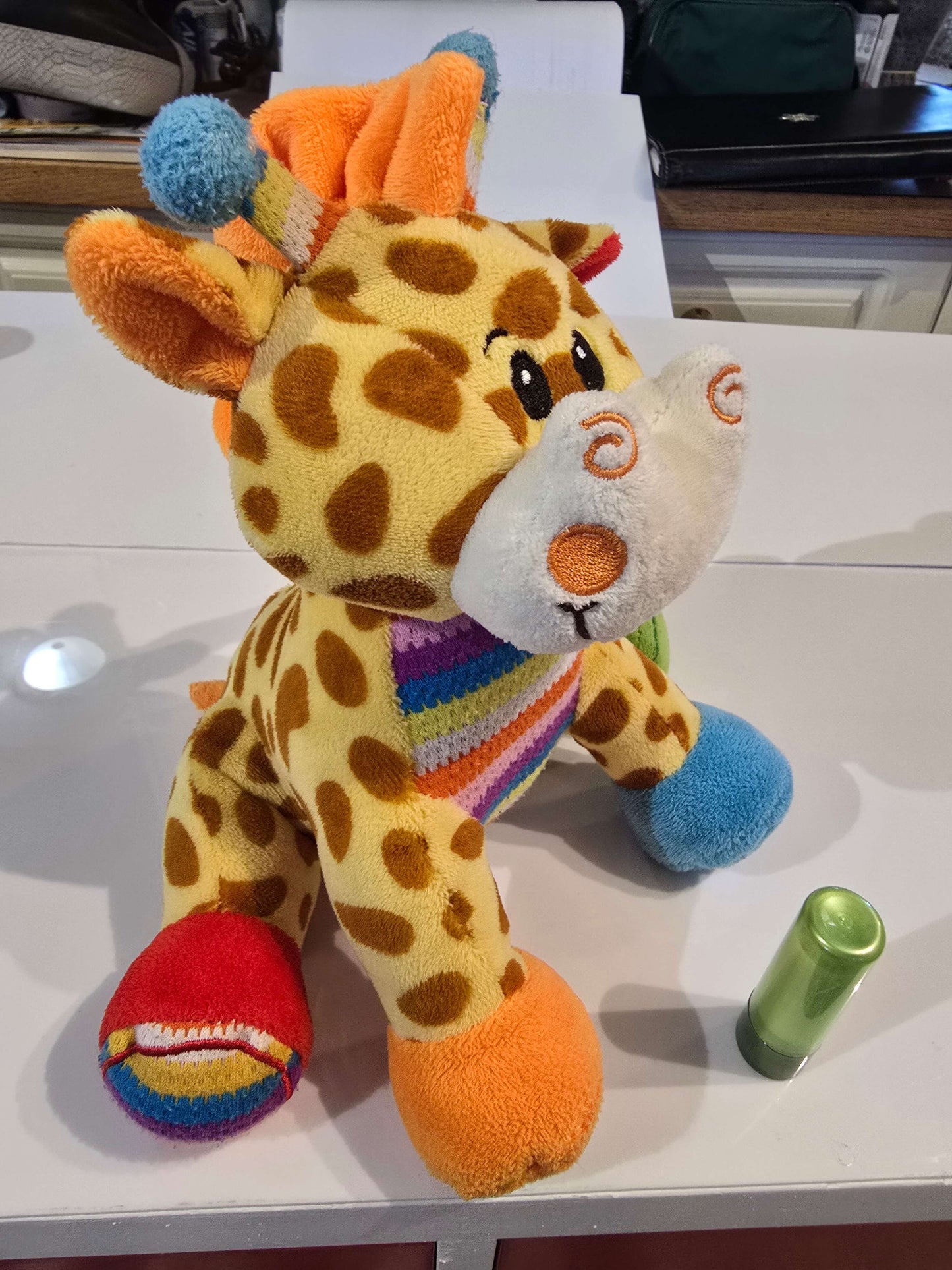 Large and colourful Giraffe stuffy