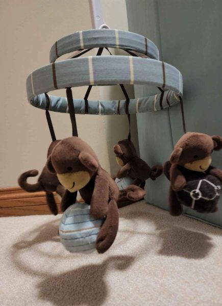 Monkey theme nursery set