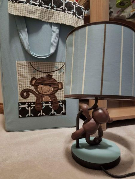 Monkey theme nursery set