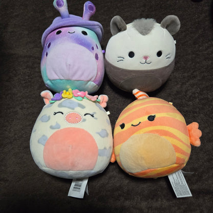 4 Small Squishmallows