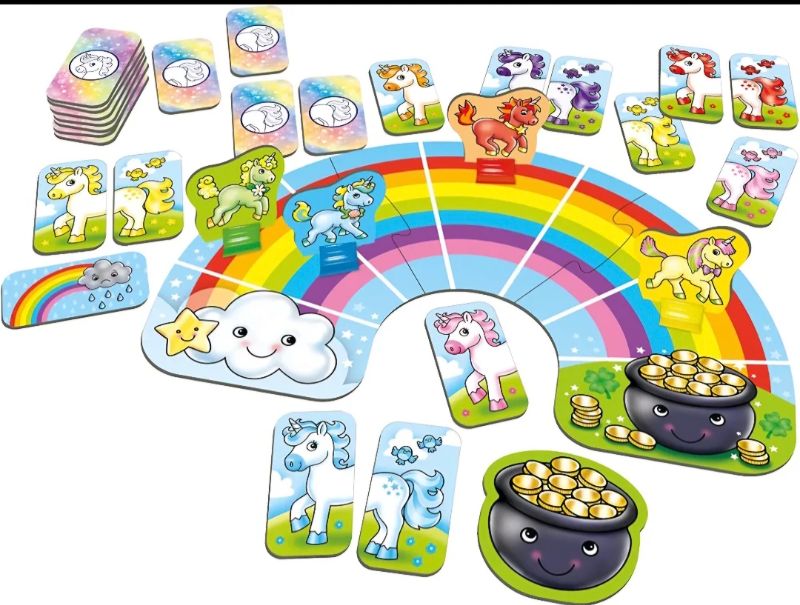 Rainbow Unicorns Board Game