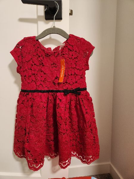 Red holiday dress, Kids 24 Month (18-24M)